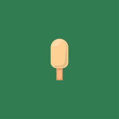 Tasty icecream icon logo flat vector design