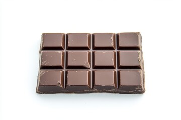 Obraz premium Chocolate bar isolated on white background