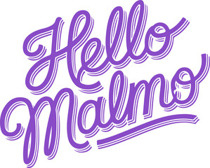 Obraz premium Hello Malmö.