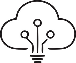 vector cloud with light 