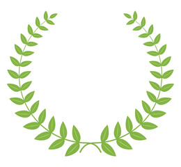 Obraz premium 月桂樹（月桂冠）のフレーム