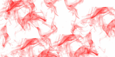 Abstract Vibrant red transparent smoke cloud. Abstract black transparent smoke banner. Red smoke abstract on white background. Abstract background with glowing red plasma smoke pattern on white. 