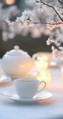 Serene Spring Tea Ceremony