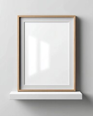 wooden frame mockup