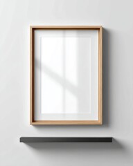 wooden frame mockup