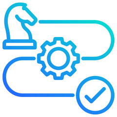 Strategic Roadmap Icon