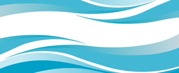 Blue and white business wave banner background. vector