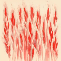 Textured background with alternating vertical red and yellow stripes, great for decorative use, print design, and wallpaper.