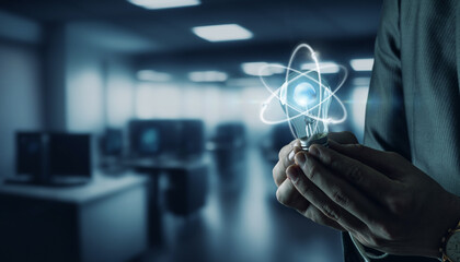 The concept of new idea and innovation.