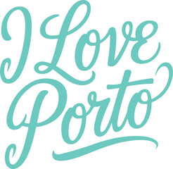 Fototapeta premium I Love Porto.
