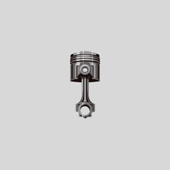 Piston icon flat vector design