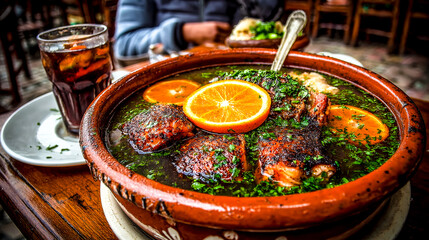 Traditional Alcatra, a slow-cooked Azorean beef pot roast