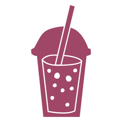 Bubble tea color cut out