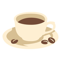 Coffee cup and grains