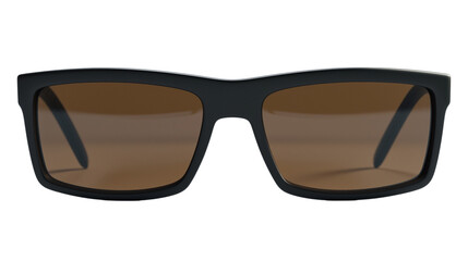 Attractive Nendo style glasses made of glass, Nendo style designed glass sunglasses, Nendo-inspired fashion glass glasses, stylish glass sunglasses, on a transparent backgrounds