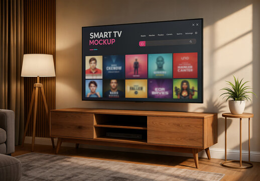 Smart TV Mockup 38