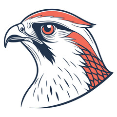Eagle bird icon vector icon on white background. Adobe Illustrator Artwork