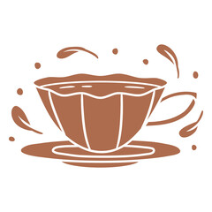 Cartoon coffee mug design