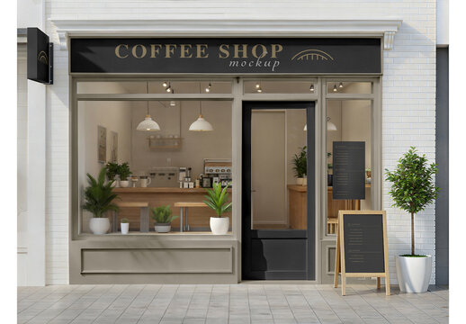 Coffee Shop Mockup