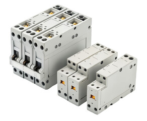 Circuit breakers png electrical safety device png fuse box component png power switch gear png overload protection breaker png electric panel tool png transparent background image