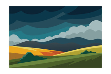 Obraz premium landscape with mountains