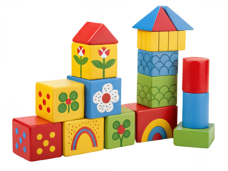 Colorful baby toy block set png children�s building blocks png educational toy set png rainbow baby blocks png plastic play bricks png toddler stacking set png transparent background image