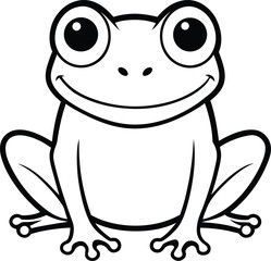 funny frog cartoon