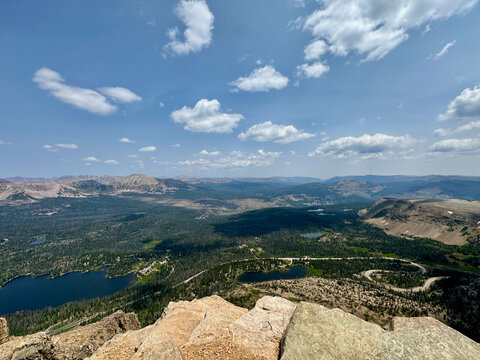 Views from Bald Mountain in the Utah Uinta Mountain Range