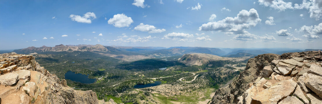 Views from Bald Mountain in the Utah Uinta Mountain Range