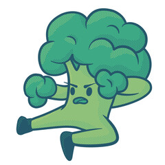 Broccolee fighter flat