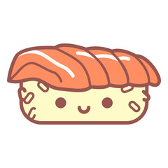 Nigiri roll cartoon
