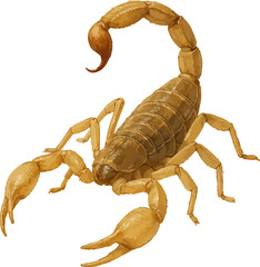 Realistic 4K Scorpion Illustration