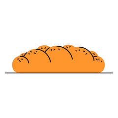 Challah bread doodle