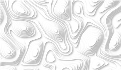 Abstract modern 3d Paper cut white background. Abstract Luxury paper cut background, Abstract decoration. 
