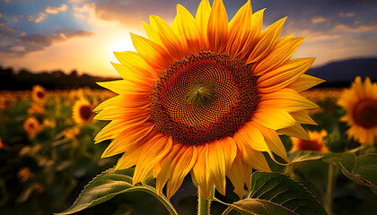 sunflower in the sun