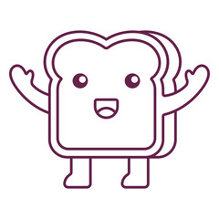 Kawaii toast stroke