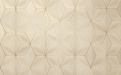 Fototapeta premium Geometric Pattern Background with Beige and Gold Tones