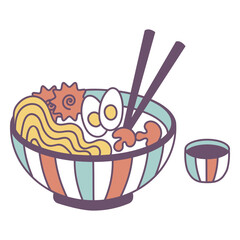 Japanese food ramen soy sauce