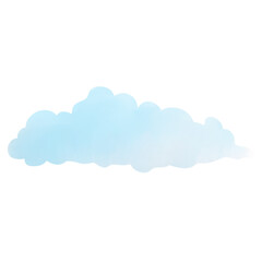 Blue Sky Cloud Illustration