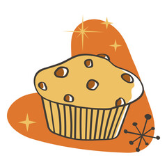 Muffin retro food treats