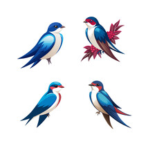 set of birds