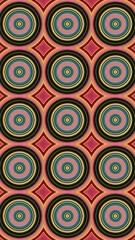 circle motif, circle pattern, symmetrical, circle lines, wall wallpaper, HD