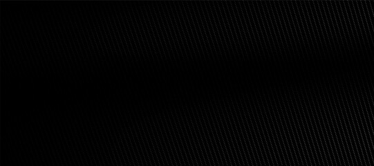 Gray dotted lines on black background. Abstract horizontal cover design template. Diagonal lines wallpaper. Art & Illustration