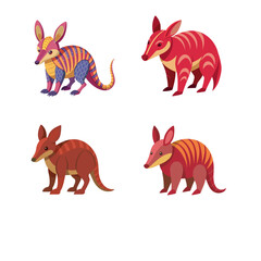 Fototapeta premium set of animals
