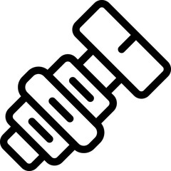 Fototapeta premium Bolt Icon