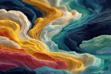 Vibrant Abstract Background with Grainy Texture and Swirling Colors