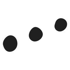 Three dots doodle