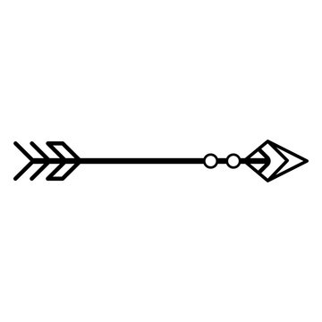 Indian tribe single arrow
