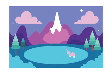 Naklejka premium illustration of a woman in a bathroom