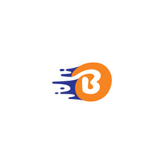 letters b text logo design vector format